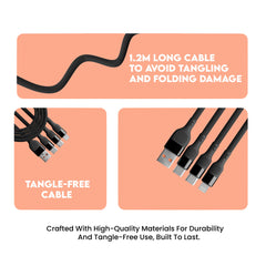 XYLO 3-in-1 Braided Cable (1.2 Meter)