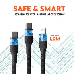 XYLO 3-in-1 Braided Cable (1.2 Meter)