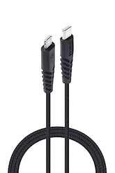 Lightning Cable 2M TPE BRAIDED PKSWIFTCL2-BLK (Compatible with iPhone Models, One Cable)(Black)