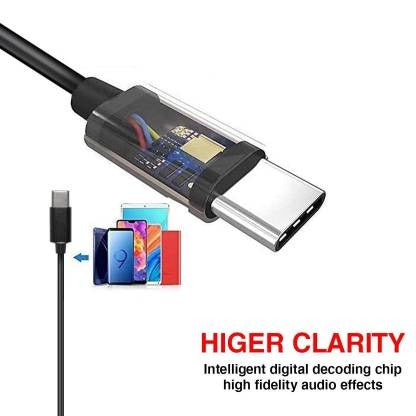 Handsfree Type C Wired Headset With Mic
