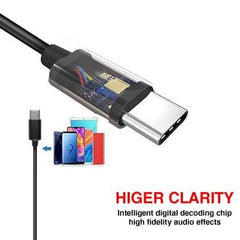 Handsfree Type C Wired Headset With Mic