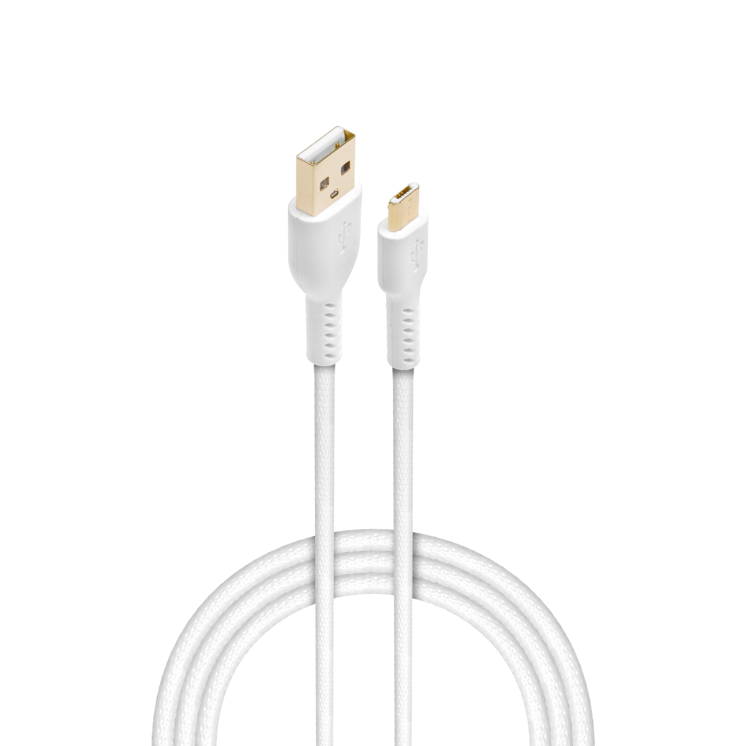Hyper micro USB cable White (1.5M) Micro USB Cable  (Compatible with All mobiles and tablets)(White)