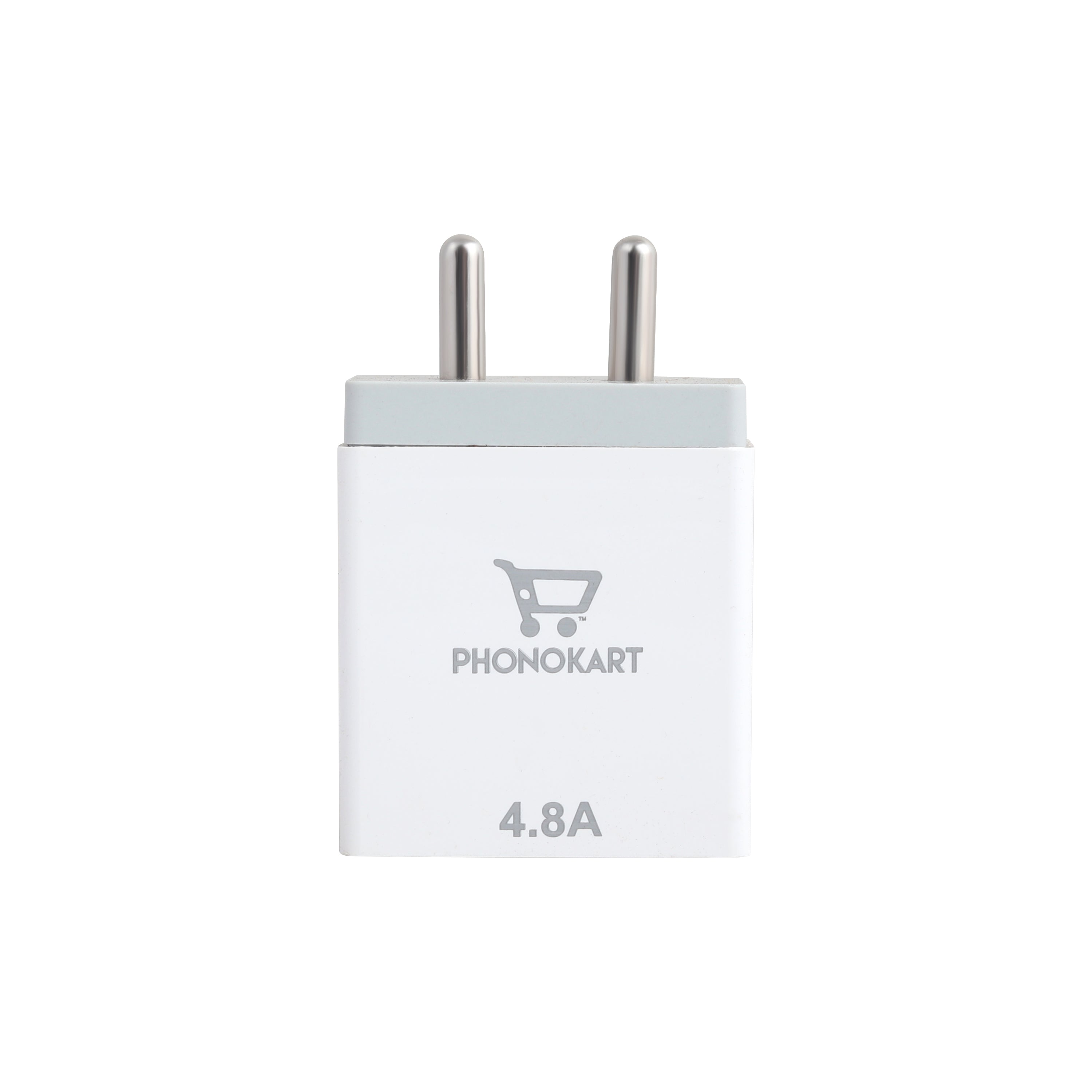 MOBILE CHARGER DUET  (4.8 AMP)WITH MICRO USB CABLE ( MICRO USB CABLE INCLUDED (WHITE))