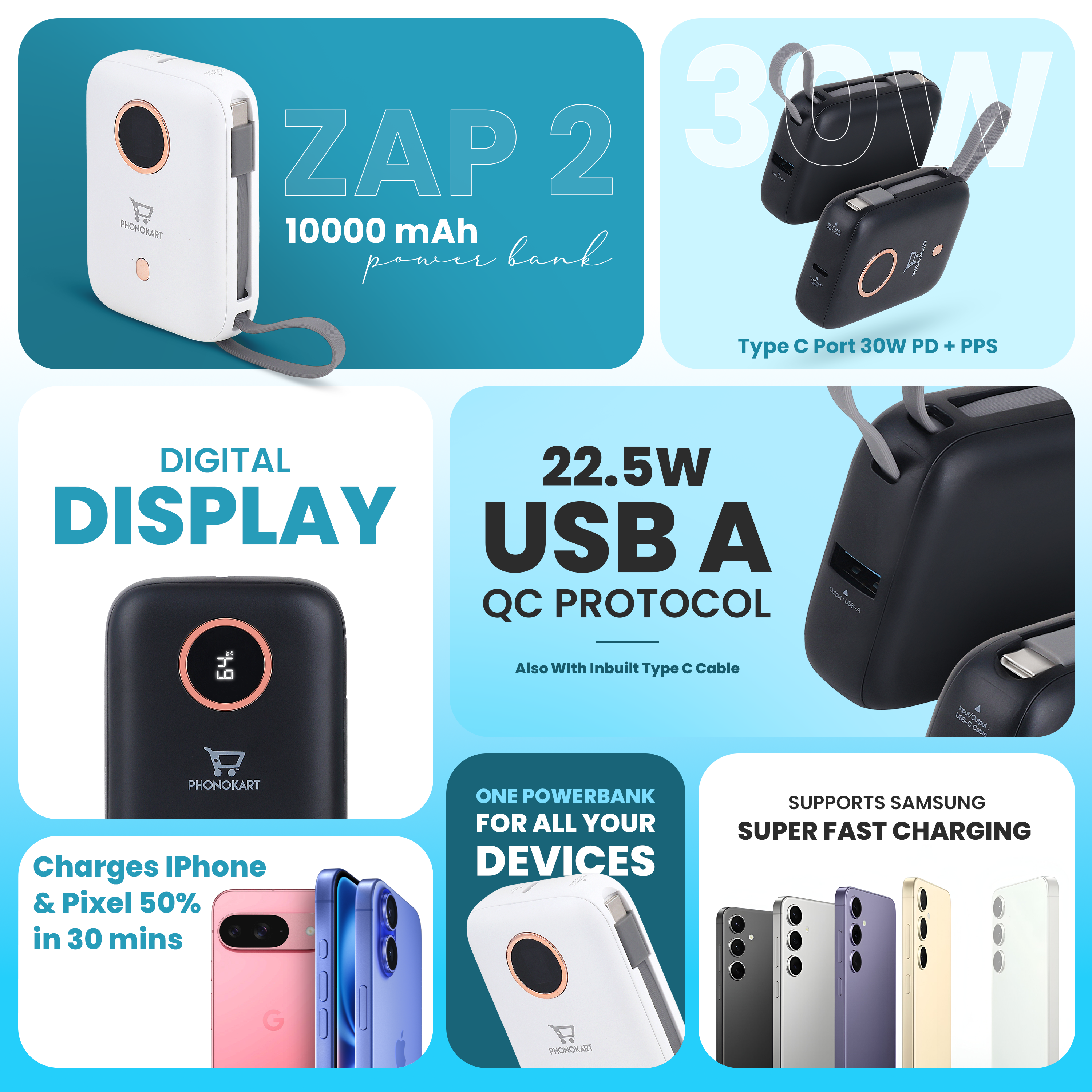 ZAP-2 10000 mAh power bank