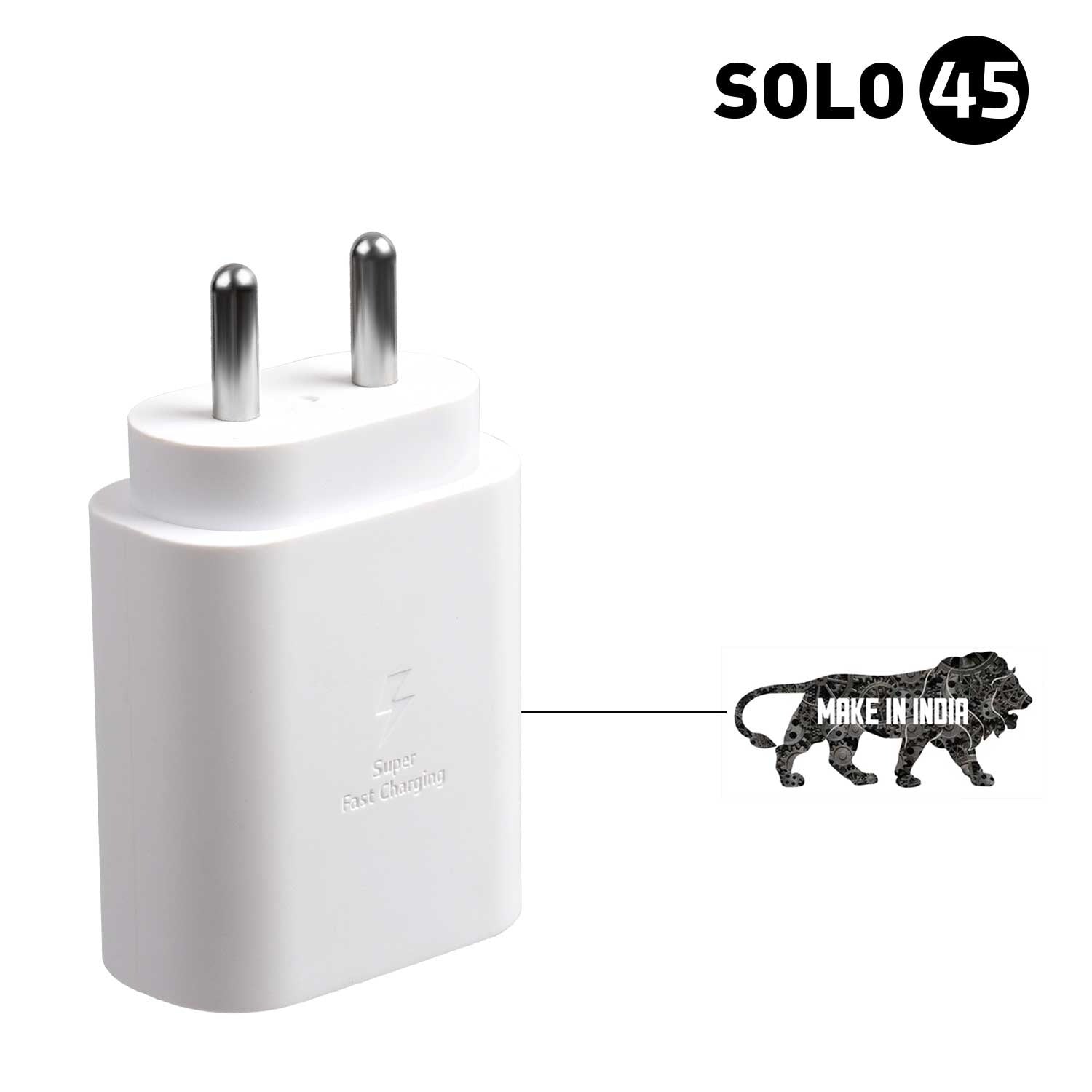 SOLO 45(45W) MOBILE CHARGER  (WHITE)