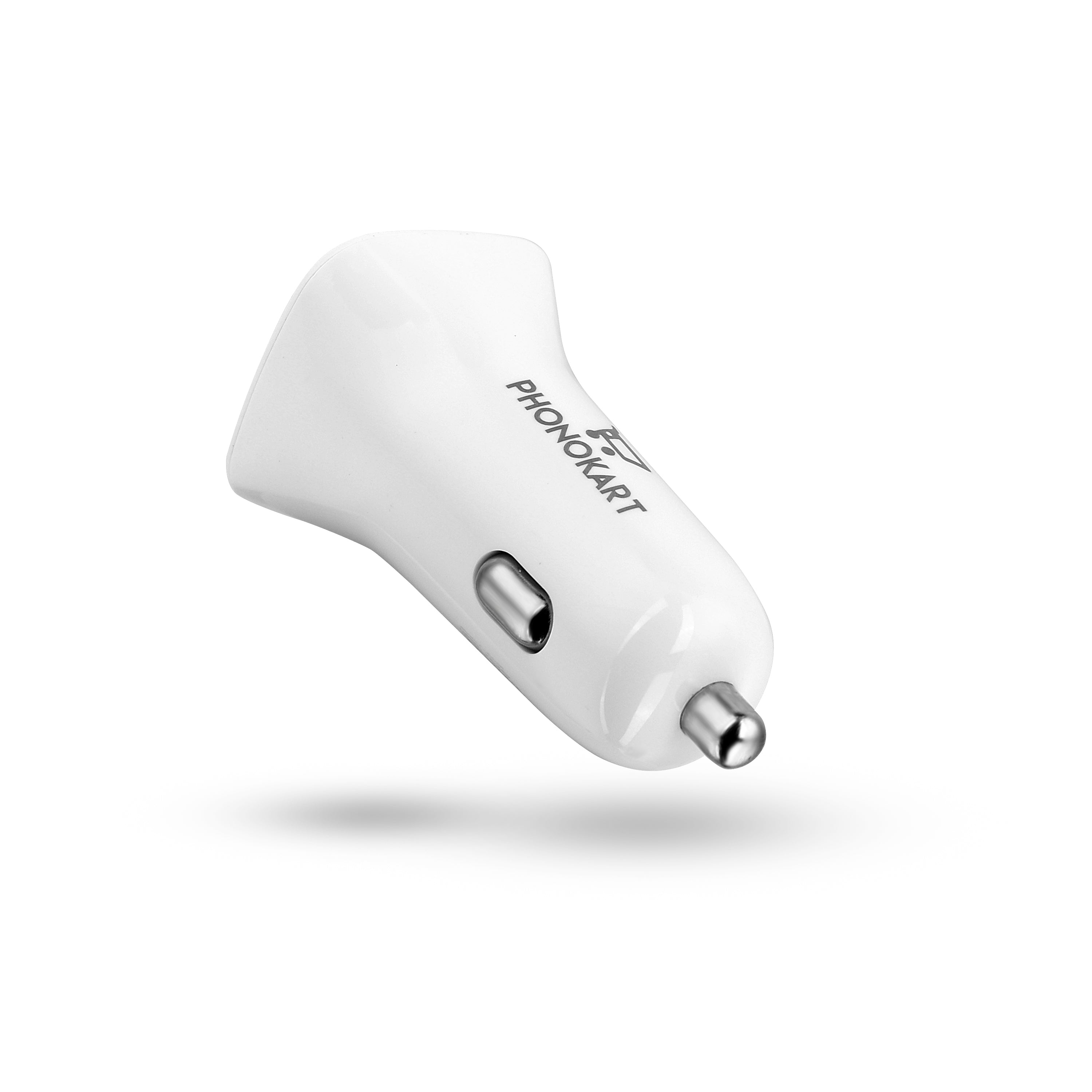 ATOM  CAR CHARGER (WHITE)