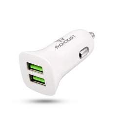 ATOM  CAR CHARGER (WHITE)
