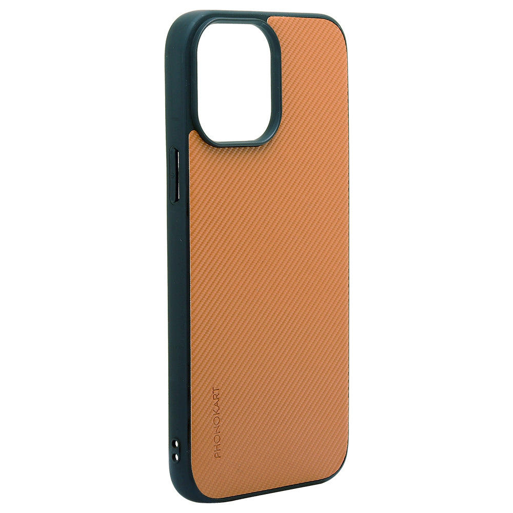 KEVLAR BACK CASE FOR IPHONE 13 MINI  (Black/Brown/Green/Red)