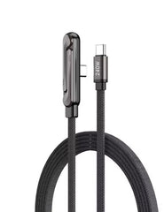 Phonokart IGNIS 240W USB-C to USB-C Cable (1M) with Foldable Multi-Angle Stand Cable