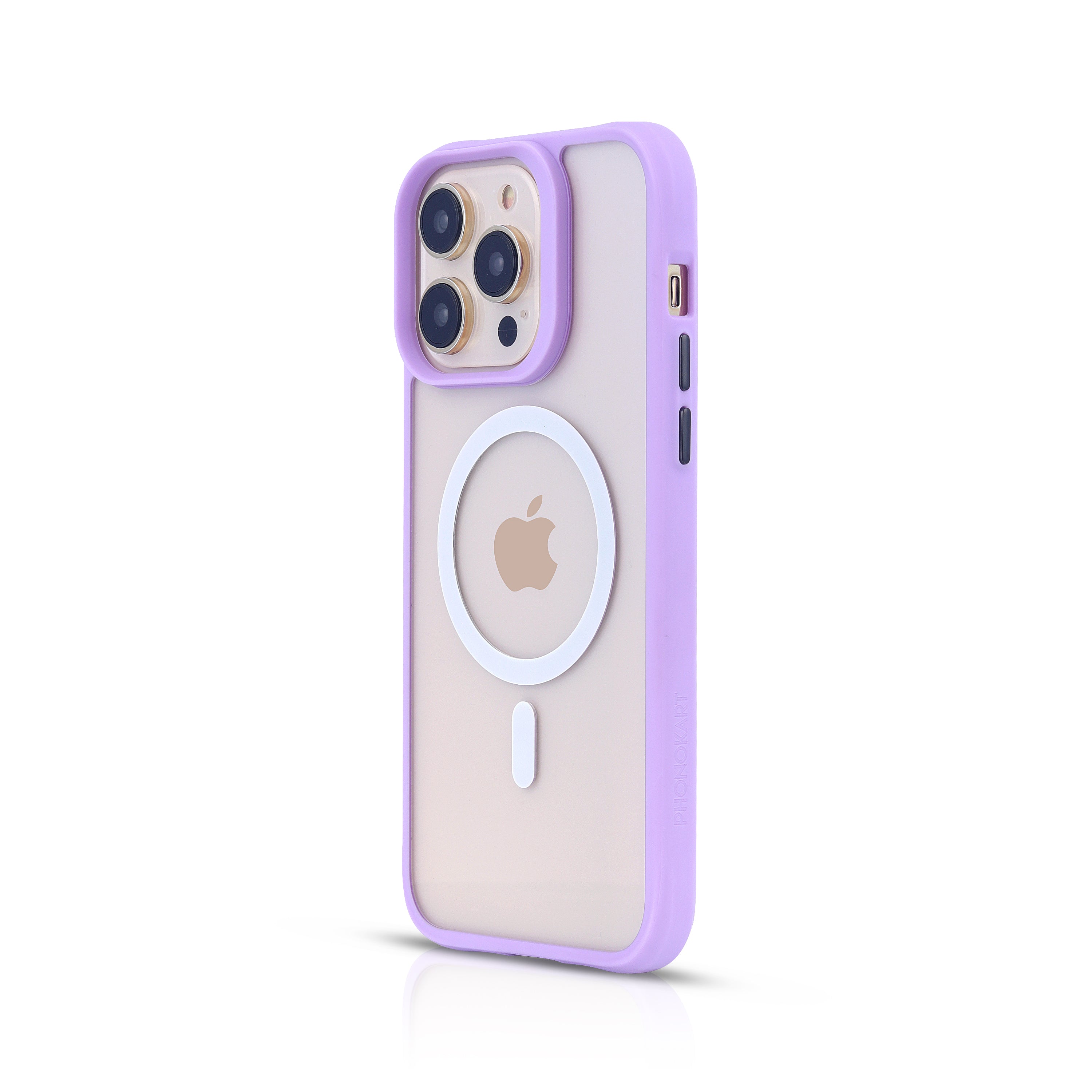 SILK MAGNETIC SAFE BACK CASE FOR IPHONE 14 PRO (Black/Dark Blue/Green/Light Purple/Red)