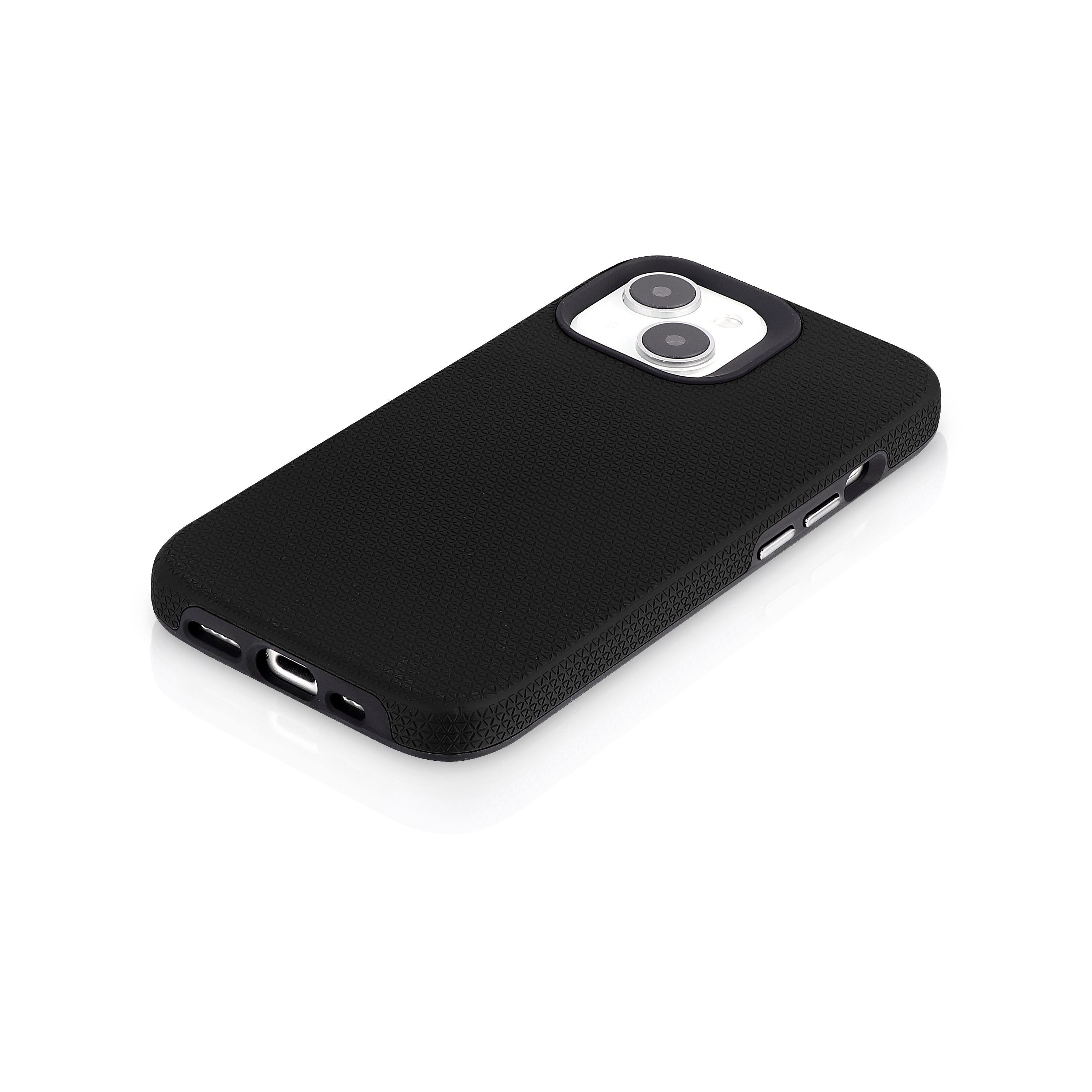 TOUGH BACK CASE FOR IPHONE 14 PLUS (Black/Dark Blue/Purple/Red)