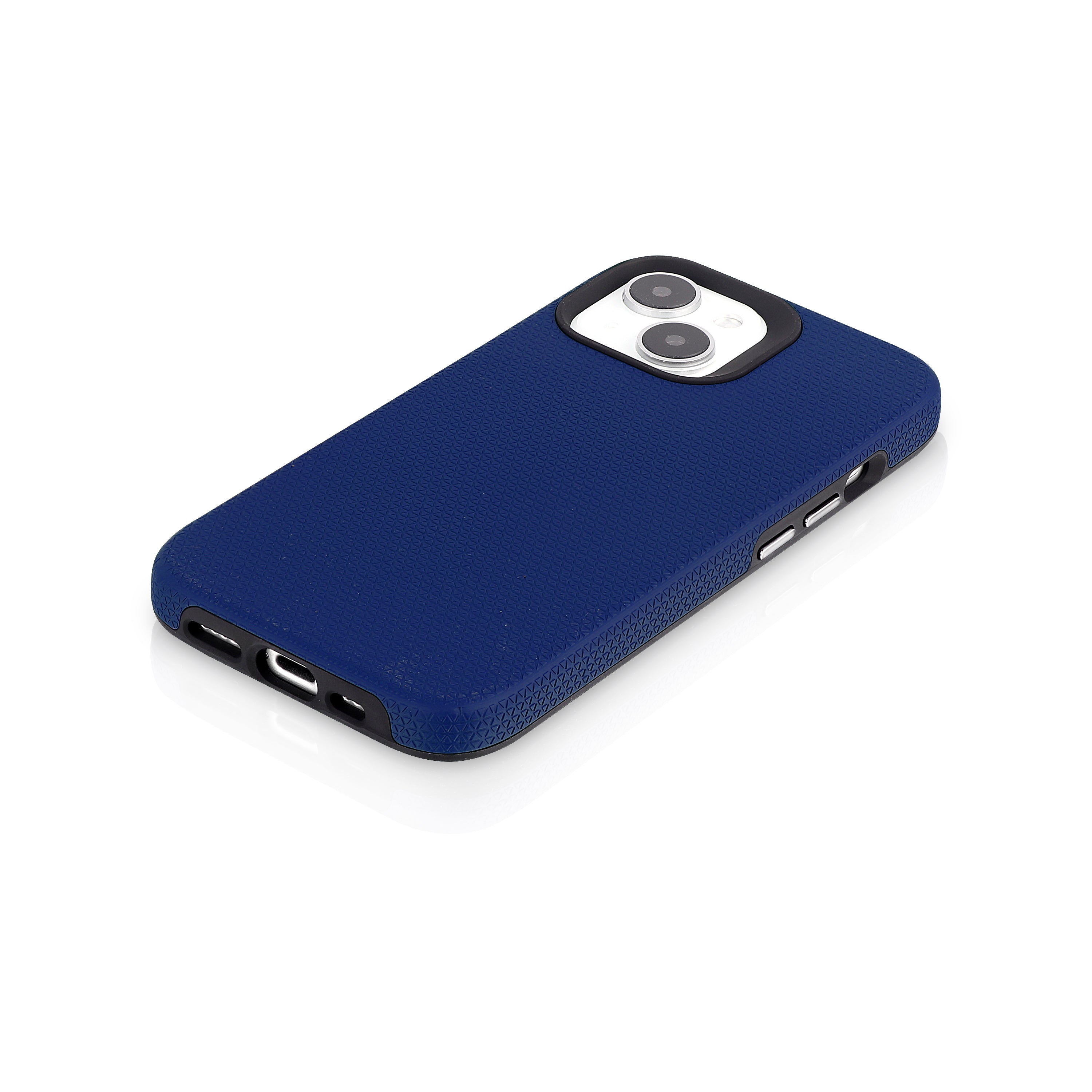 TOUGH BACK CASE FOR IPHONE 14 (Black/Dark Blue/Purple/Red)