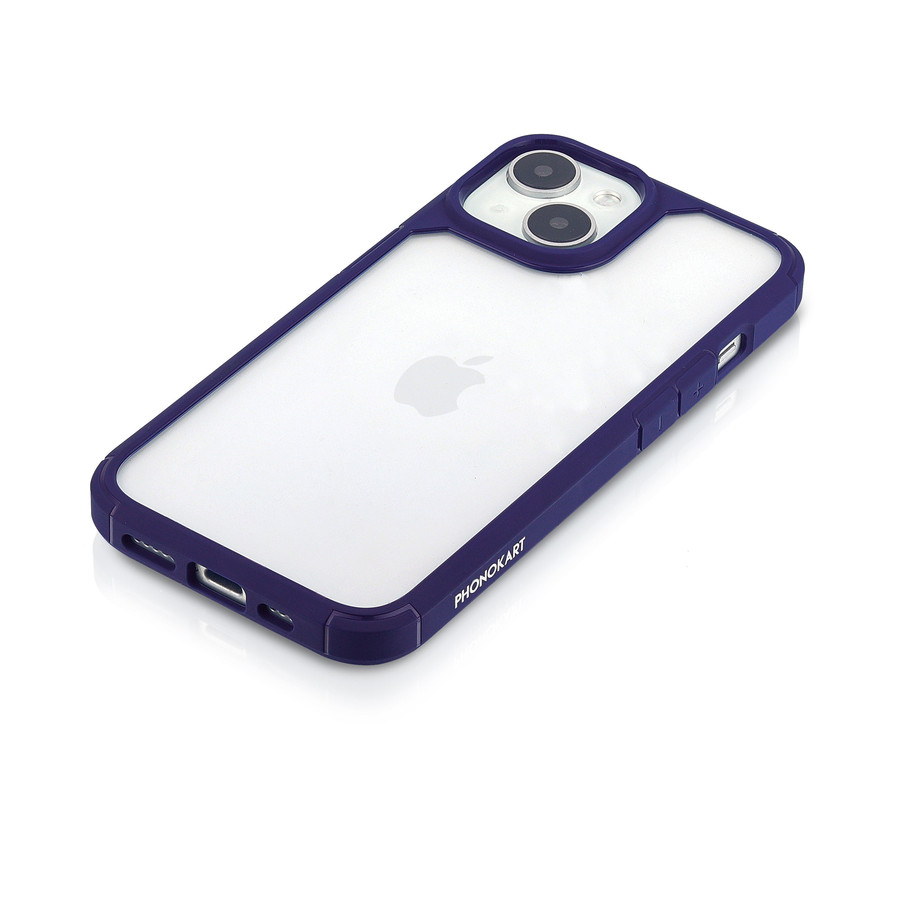 FIBRE 3 BACK CASE FOR IPHONE 15 (Black/Blue/Green/Purple/Red)