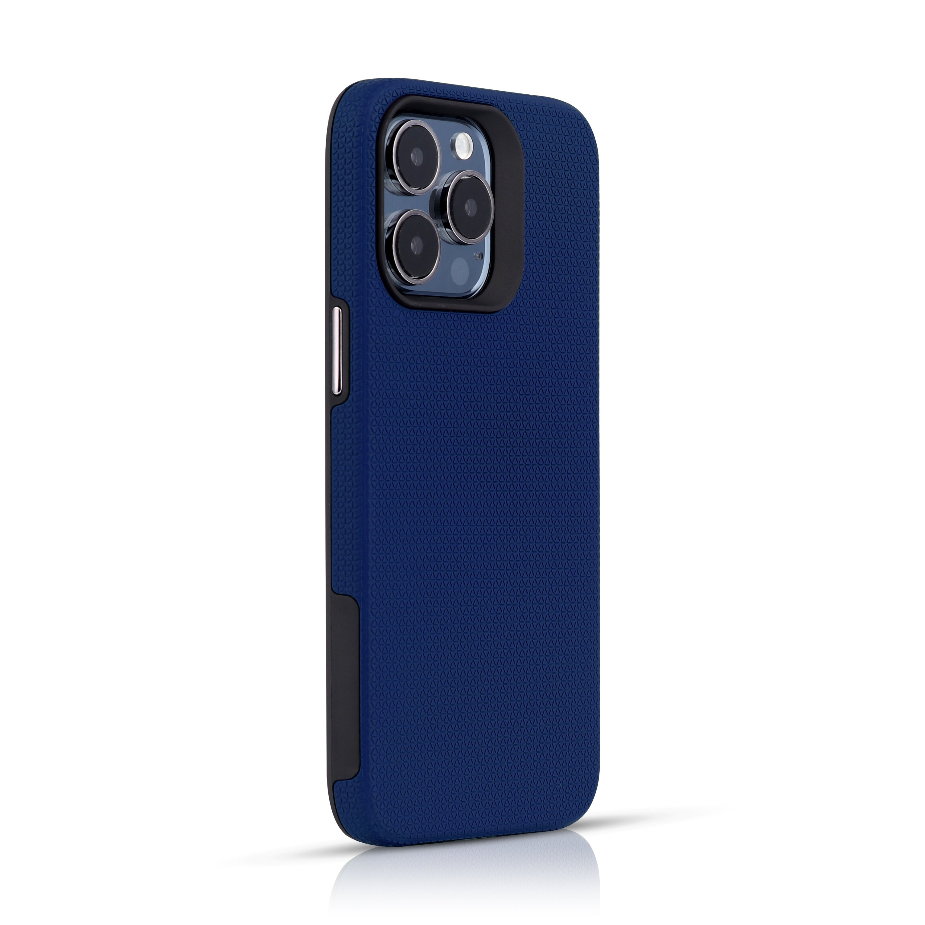 TOUGH BACK CASE FOR IPHONE 14 PRO (Black/Dark Blue/Purple/Red)