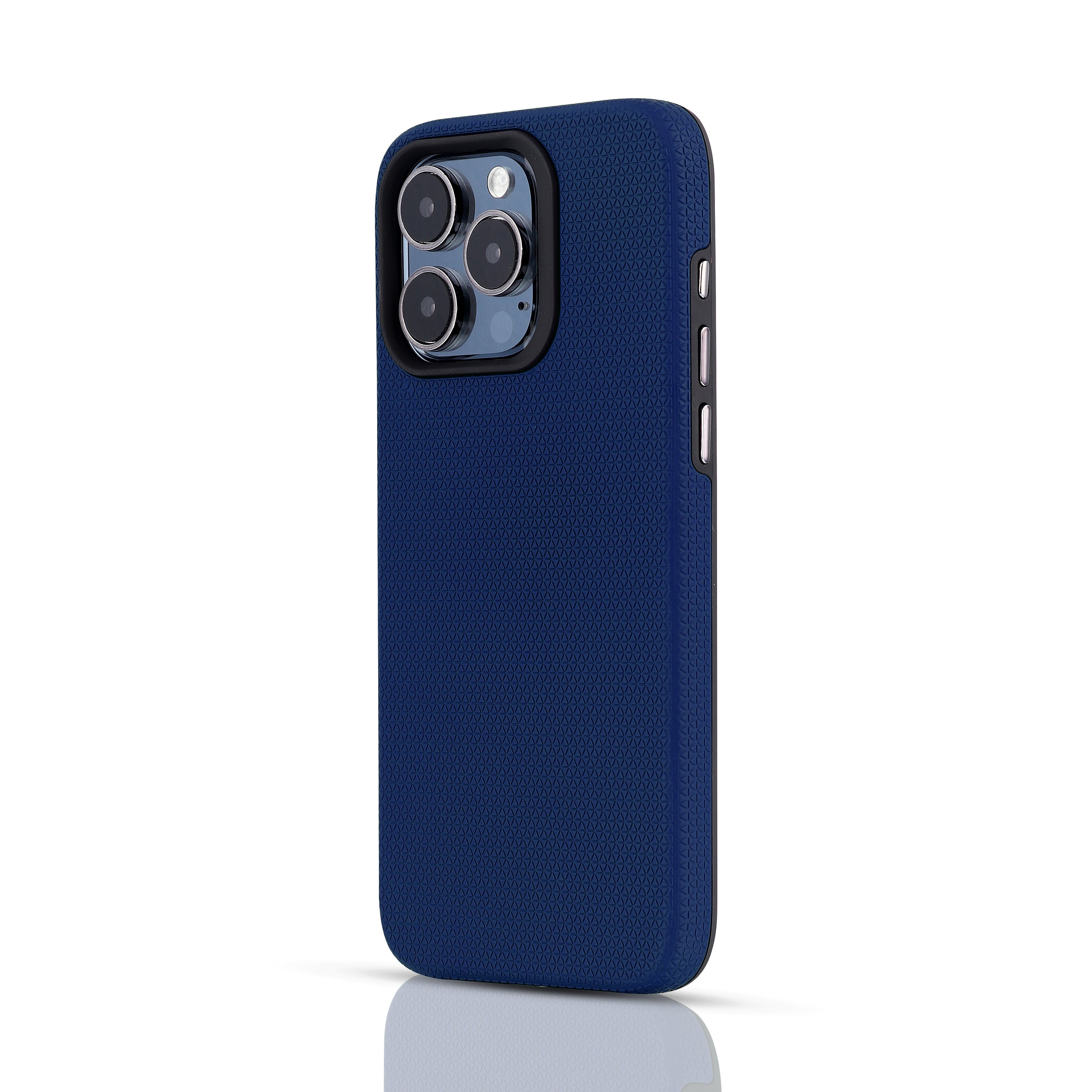 TOUGH BACK CASE FOR IPHONE 14 PRO (Black/Dark Blue/Purple/Red)