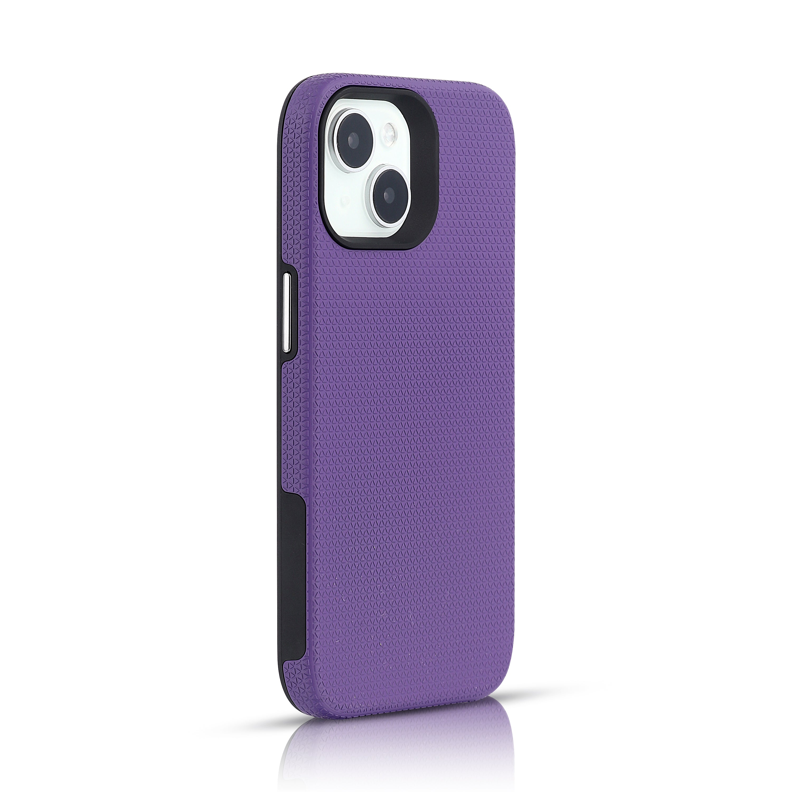 TOUGH BACK CASE FOR IPHONE 14 PLUS (Black/Dark Blue/Purple/Red)