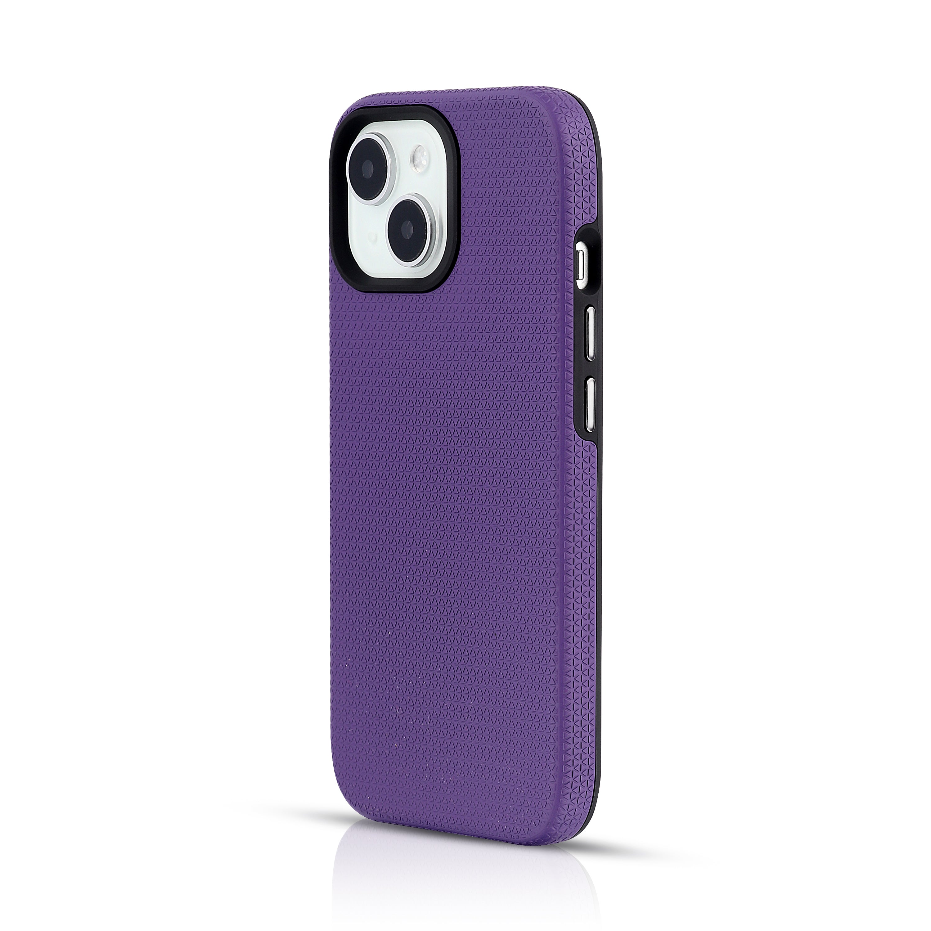 TOUGH BACK CASE FOR IPHONE 14 (Black/Dark Blue/Purple/Red)