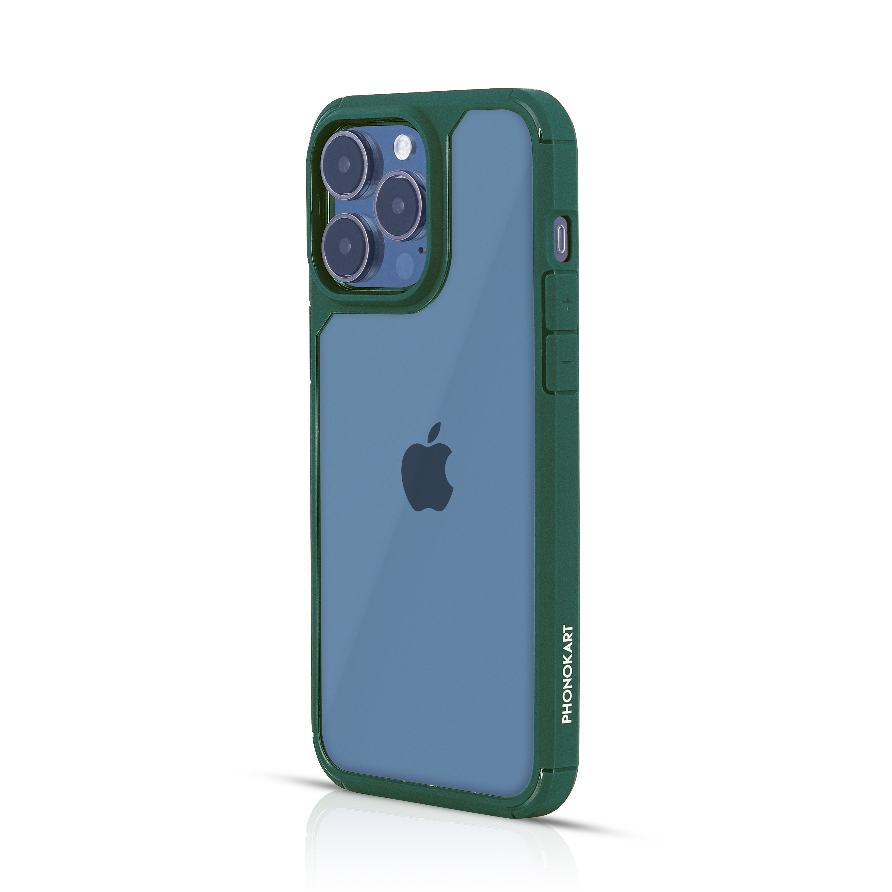 FIBRE 3 BACK CASE FOR IPHONE 15 PRO MAX (Black/Blue/Green/Purple/Red)
