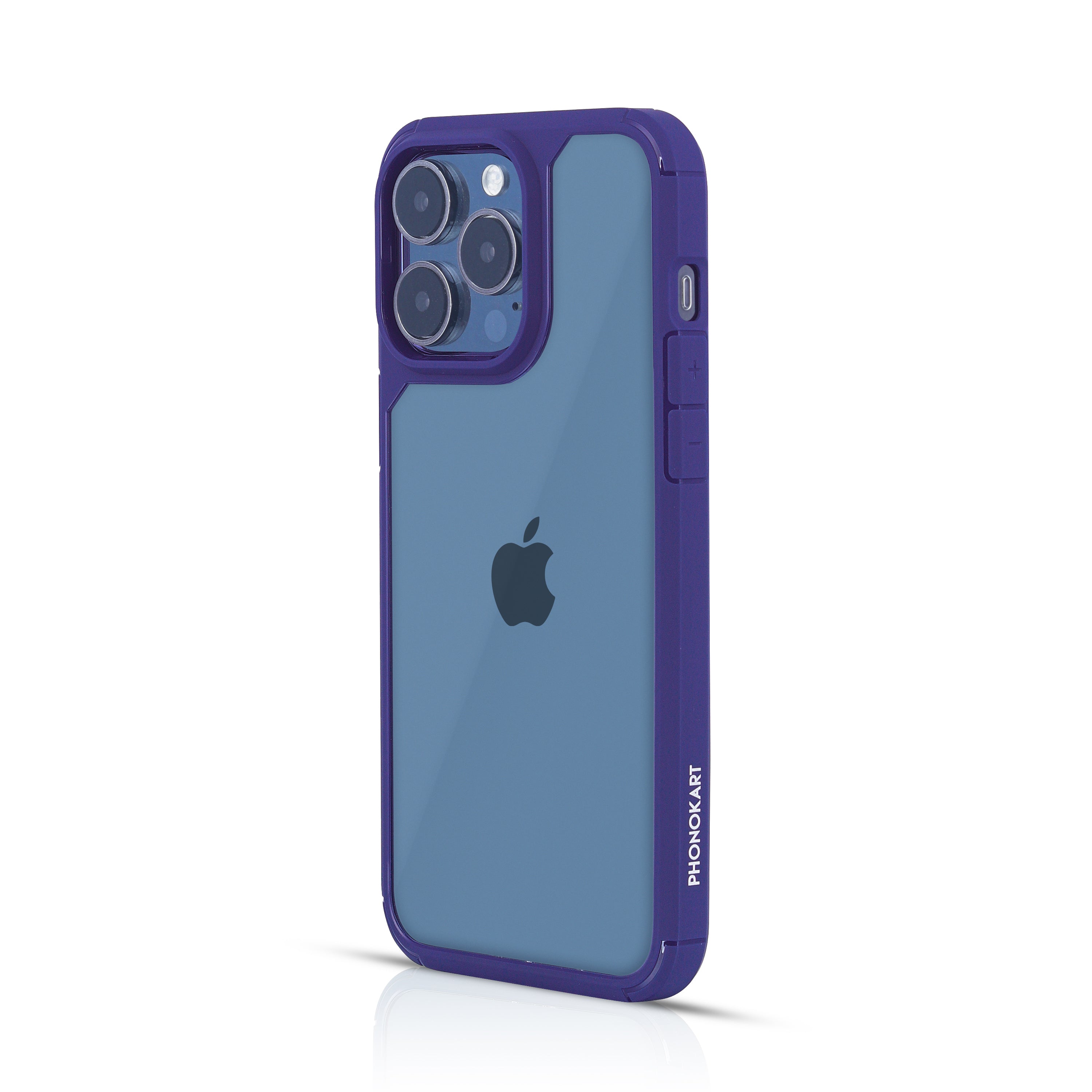 FIBRE 3 BACK CASE FOR IPHONE 14 PRO MAX (Black/Blue/Green/Purple/Red)