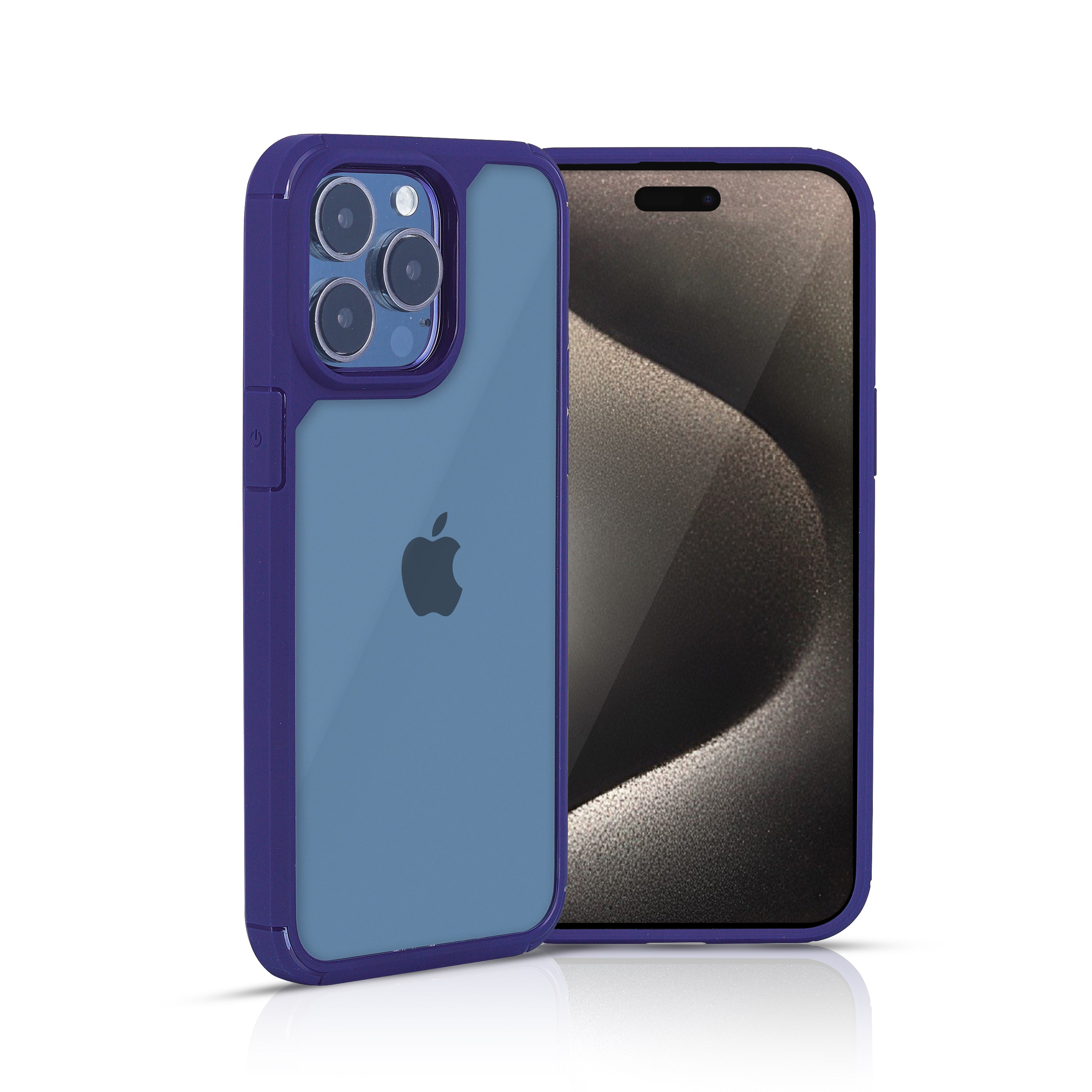 FIBRE 3 BACK CASE FOR IPHONE 14 PRO MAX (Black/Blue/Green/Purple/Red)