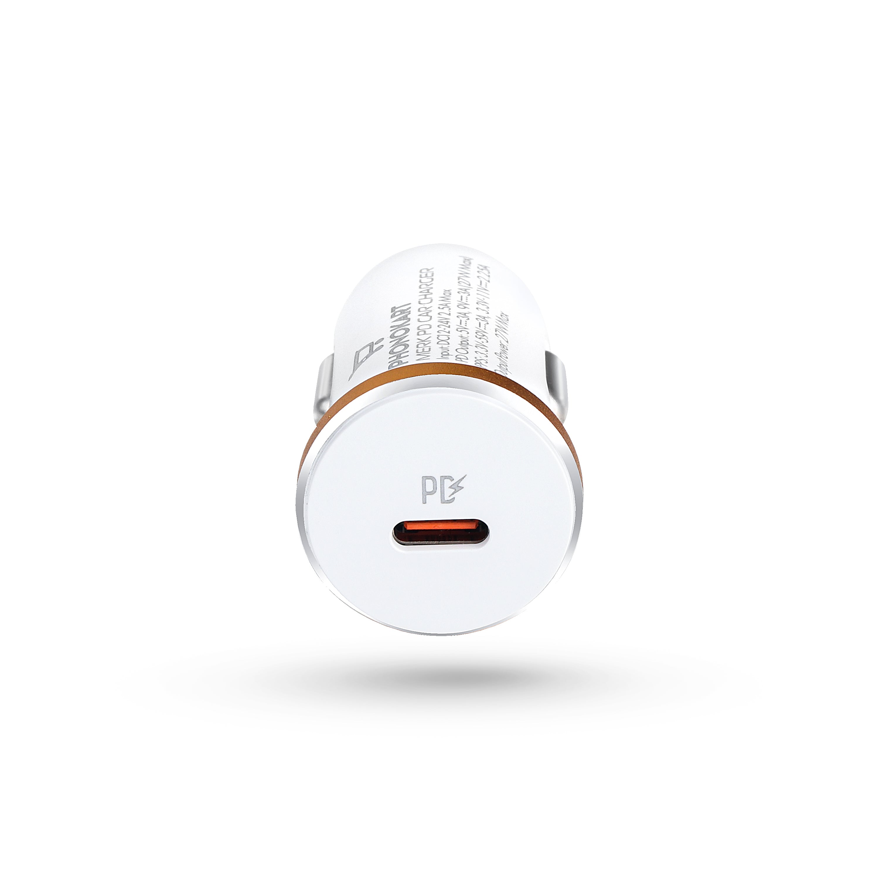 MERK PD CAR CHARGER (WHITE)