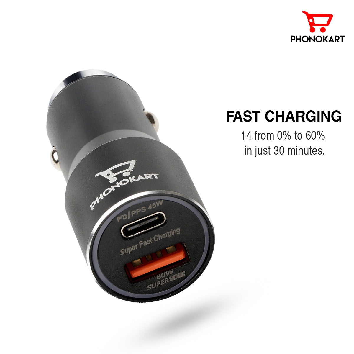 ROVER CAR CHARGER (BLACK)