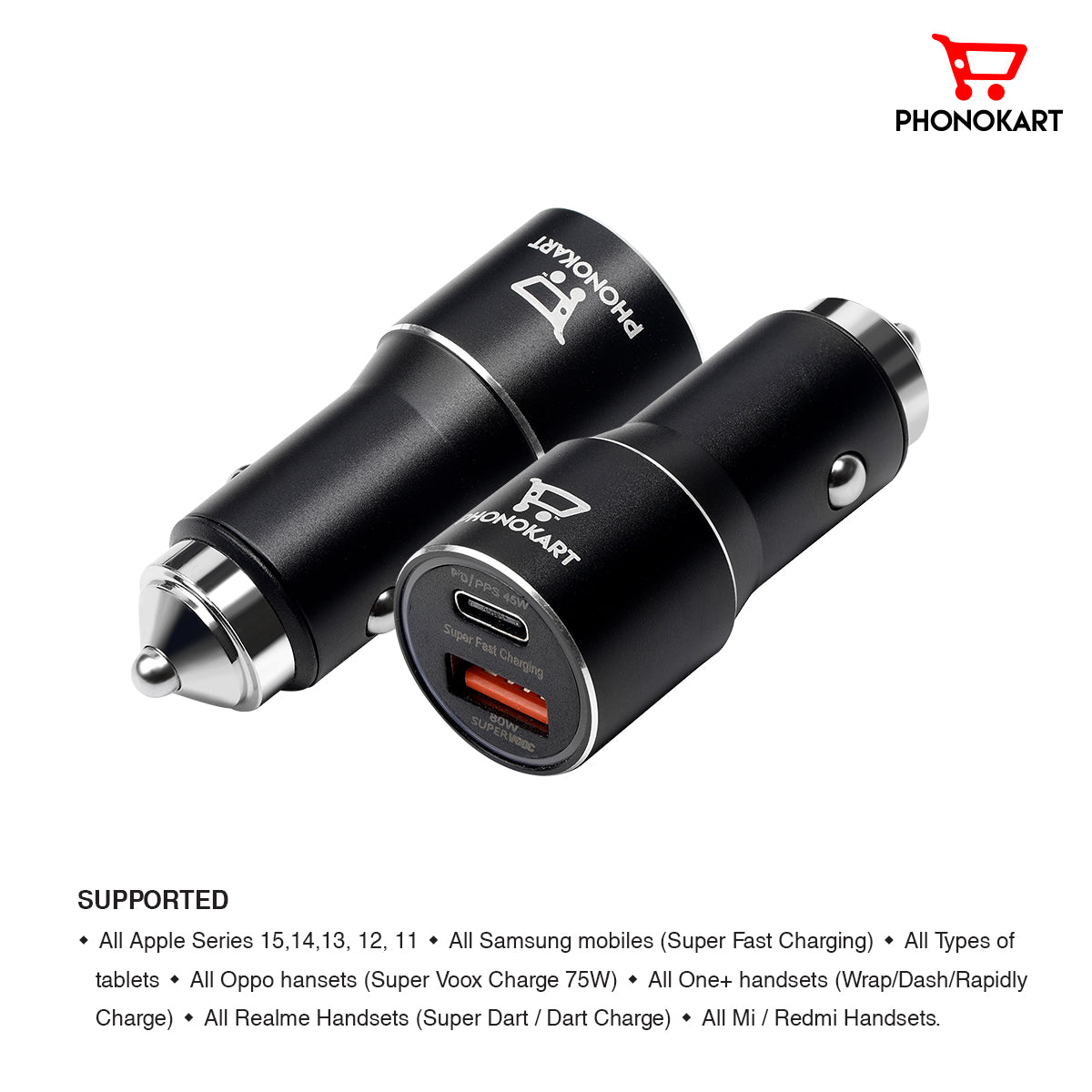 ROVER CAR CHARGER (BLACK)