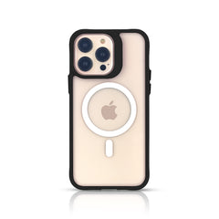 SILK MAGNETIC SAFE BACK CASE FOR IPHONE 14 PRO MAX (Black/Dark Blue/Green/Light Purple/Red)