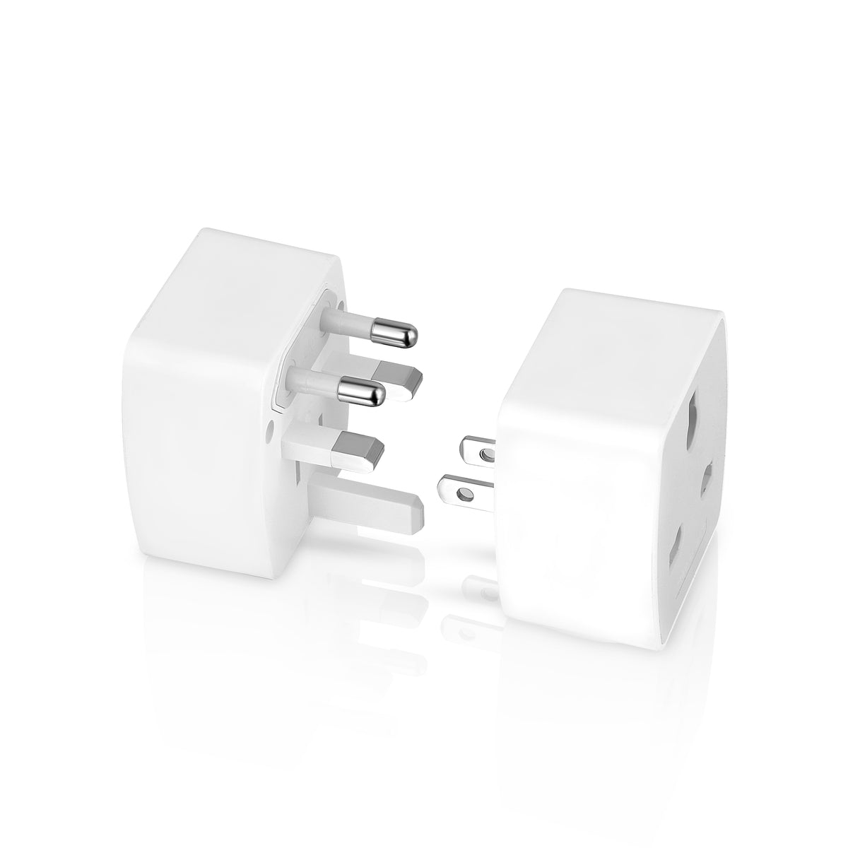 SOLO 4(100-250V,6A) UNIVERSAL PLUG ADAPTER  (WHITE)