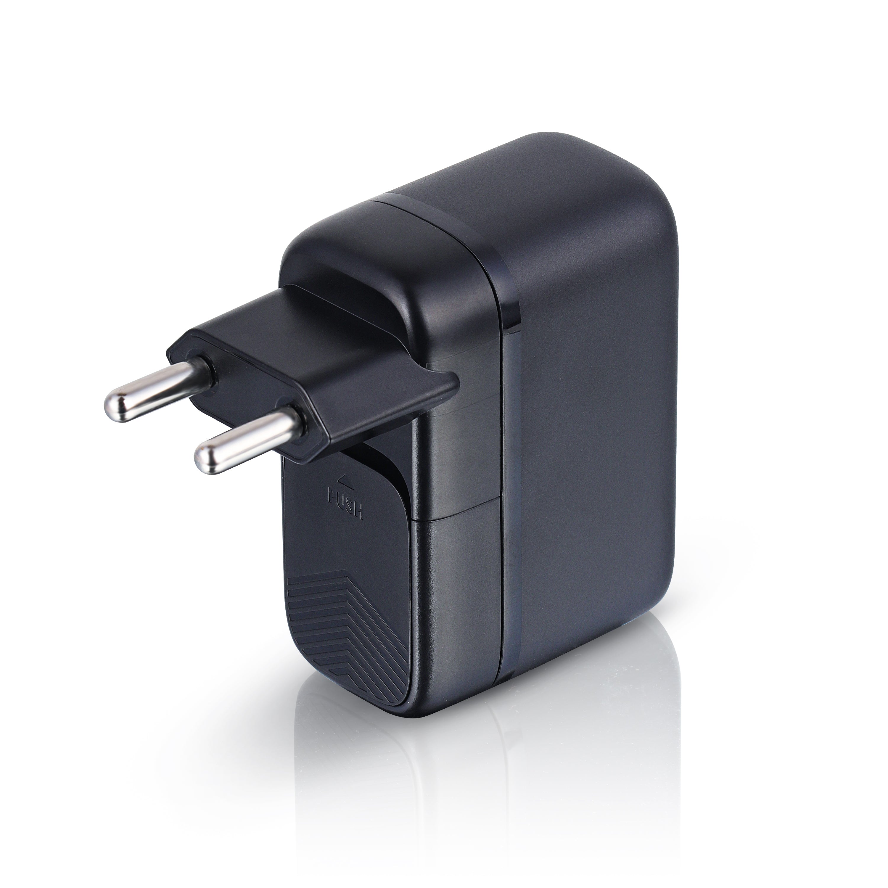 SOLO 65(65W) PD UNIVERSAL ADAPTER  (BLACK)