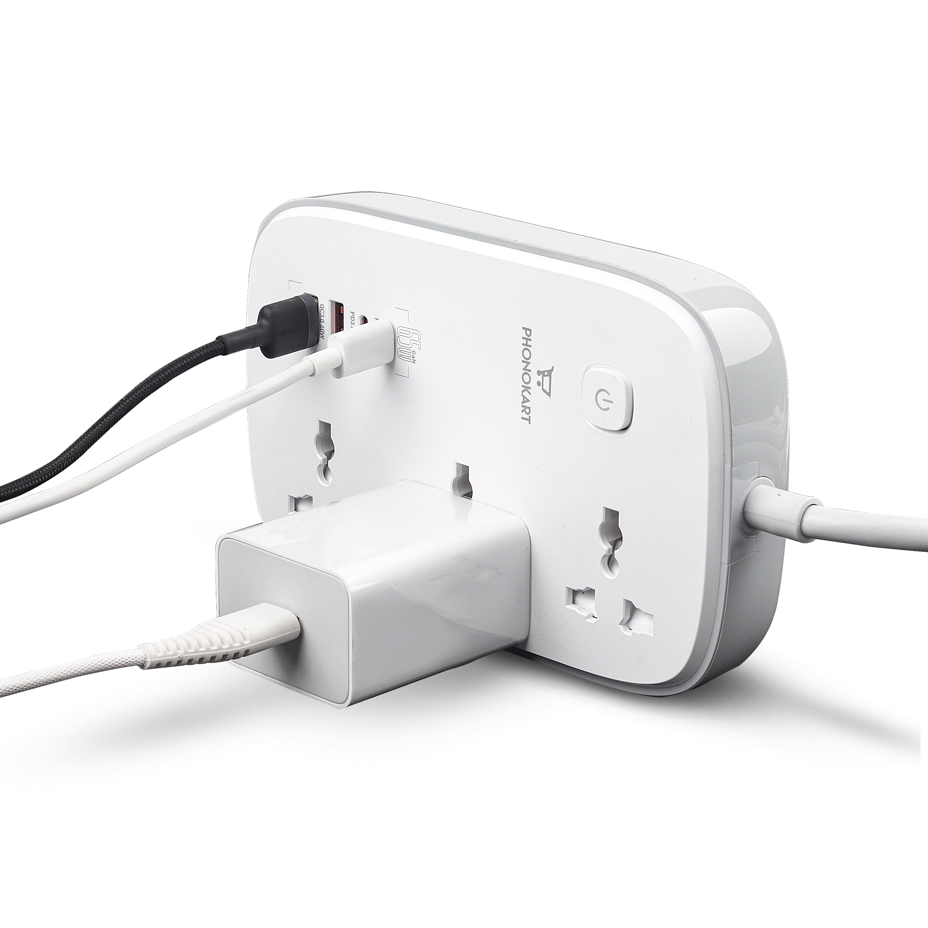 SOLO CUBE 7 IN 1 Charging Station  (WHITE)