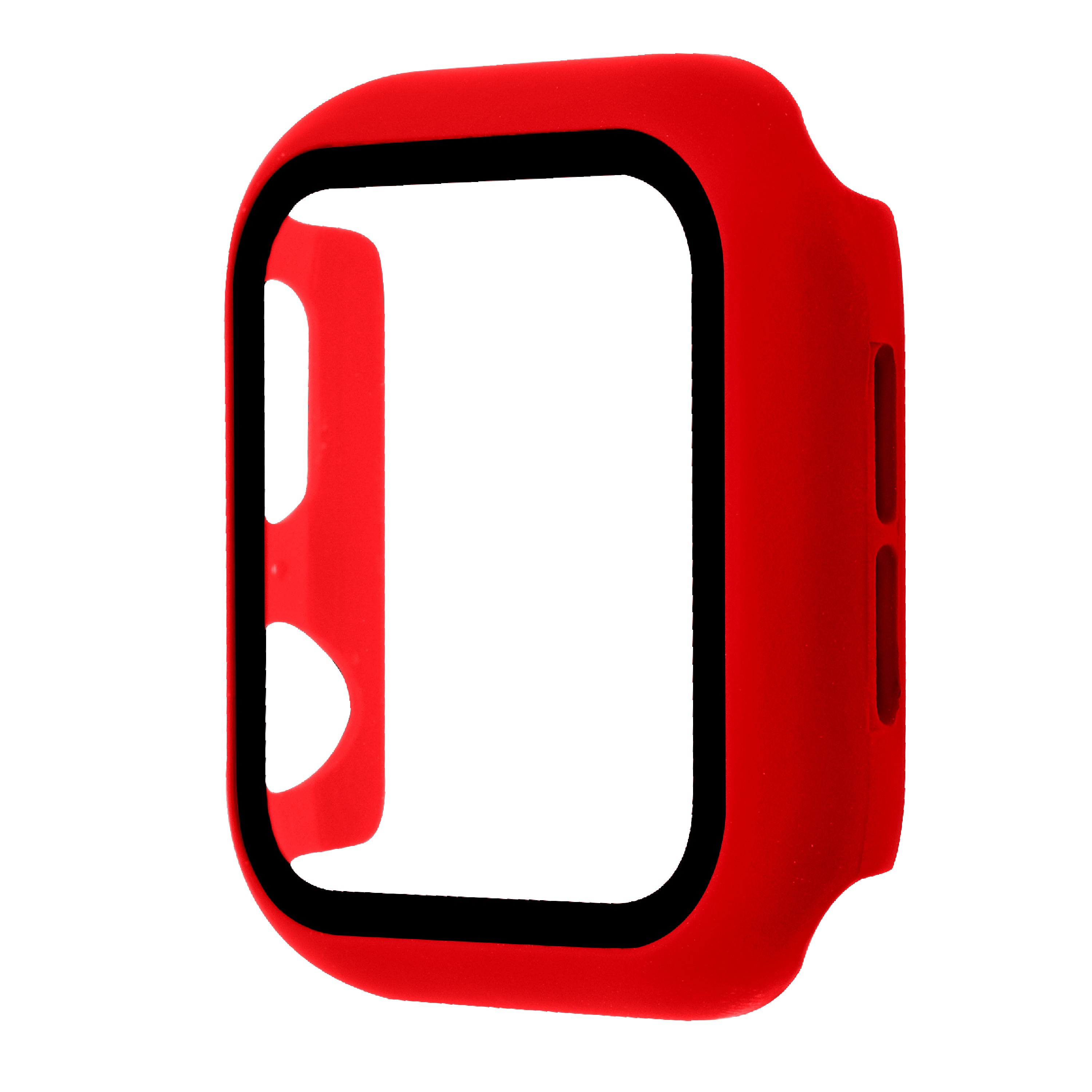 FLAUNT IWATCH PROTECTOR 44MM (Apple Watch Series-4,5,6,SE,SE 1st&2nd Gen) (Black/Red)