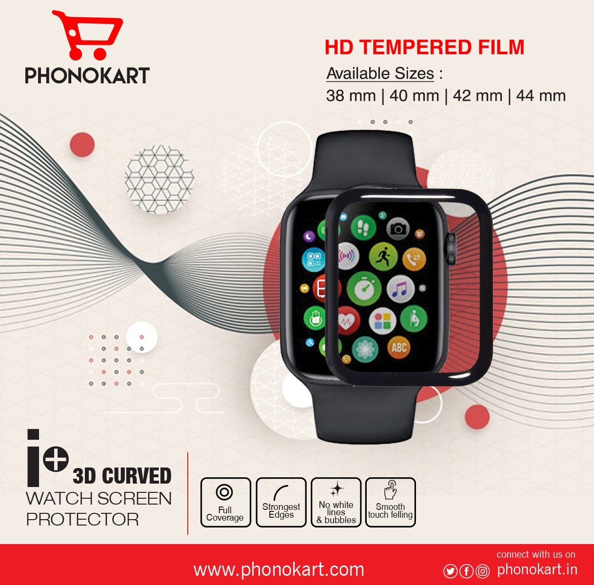 I PLUS IWATCH SCREEN PROTECTOR (38MM)