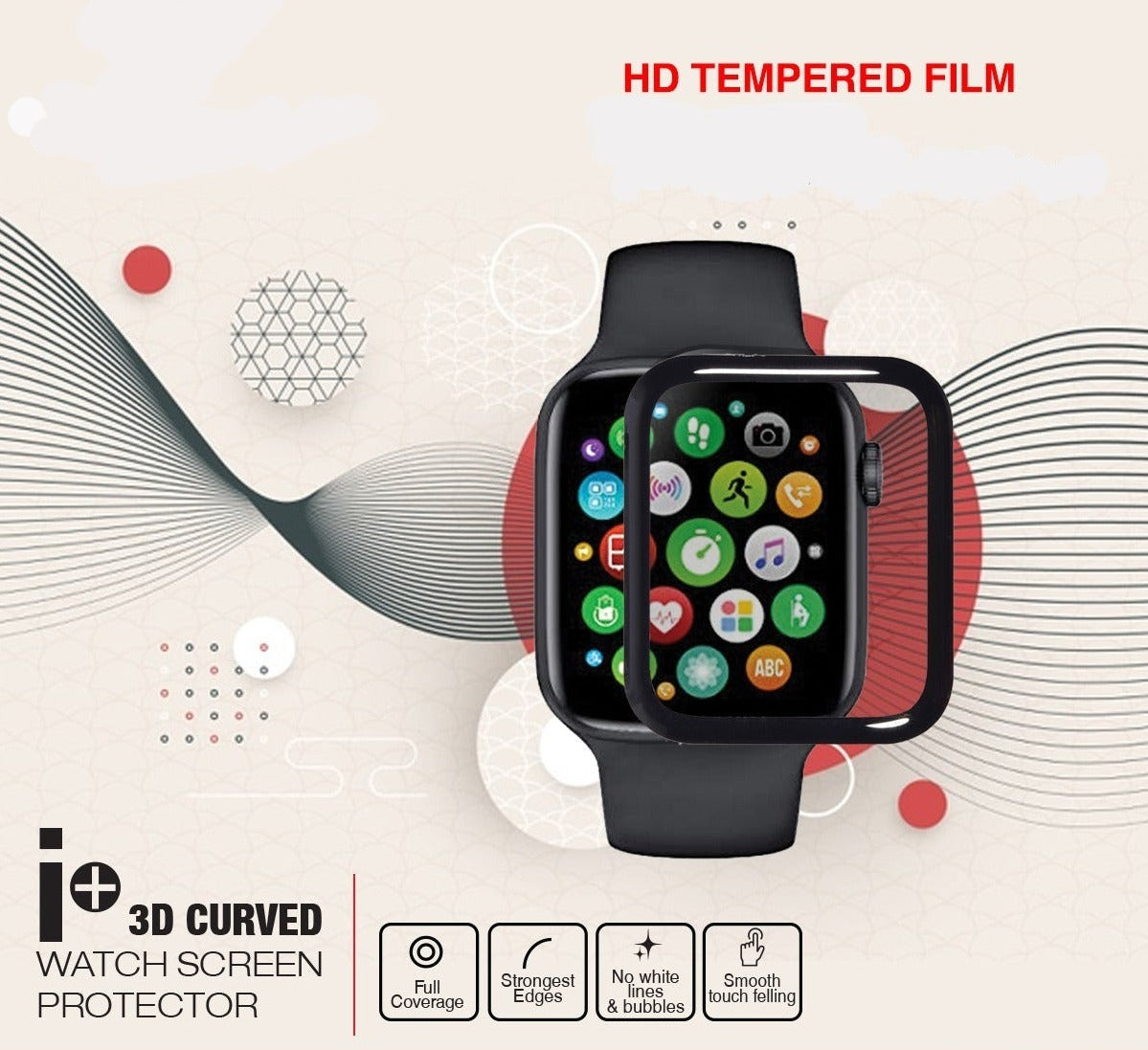 I PLUS IWATCH SCREEN PROTECTOR (41MM) - Main Image