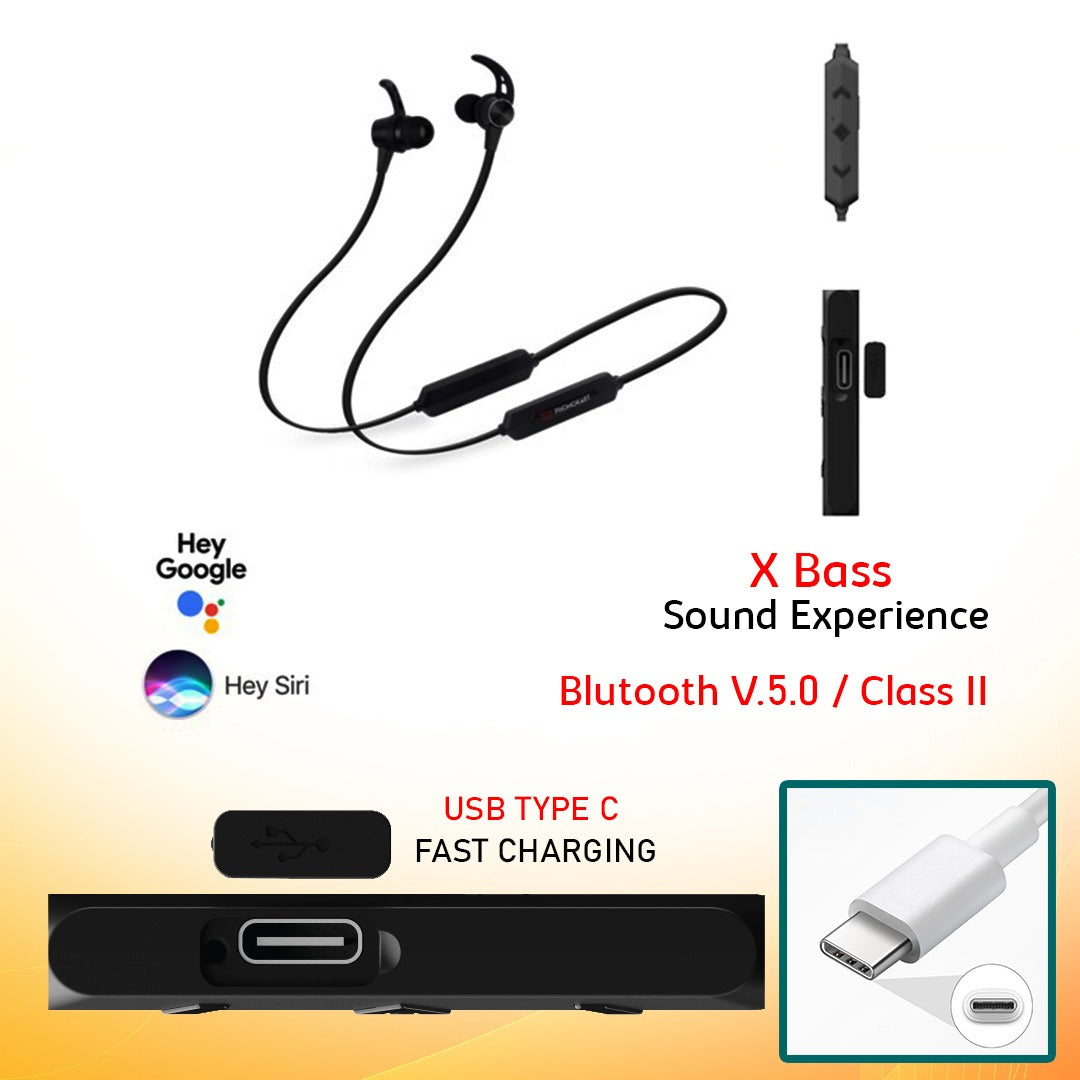 VIBE WIRELESS BLUETOOTH HEADSET FAST CHARGING WITH 9 HRS PLAY TIME (BLACK,IN THE EAR)