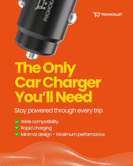 CRETA 2 48W CAR CHARGER (BLACK)
