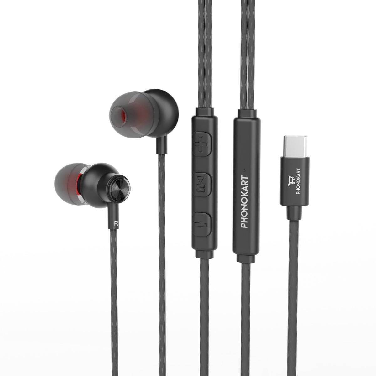 Speed C Headset with Mic / Type C Wired Headset (Work with Phones Without 3.5mm Audio Jack)