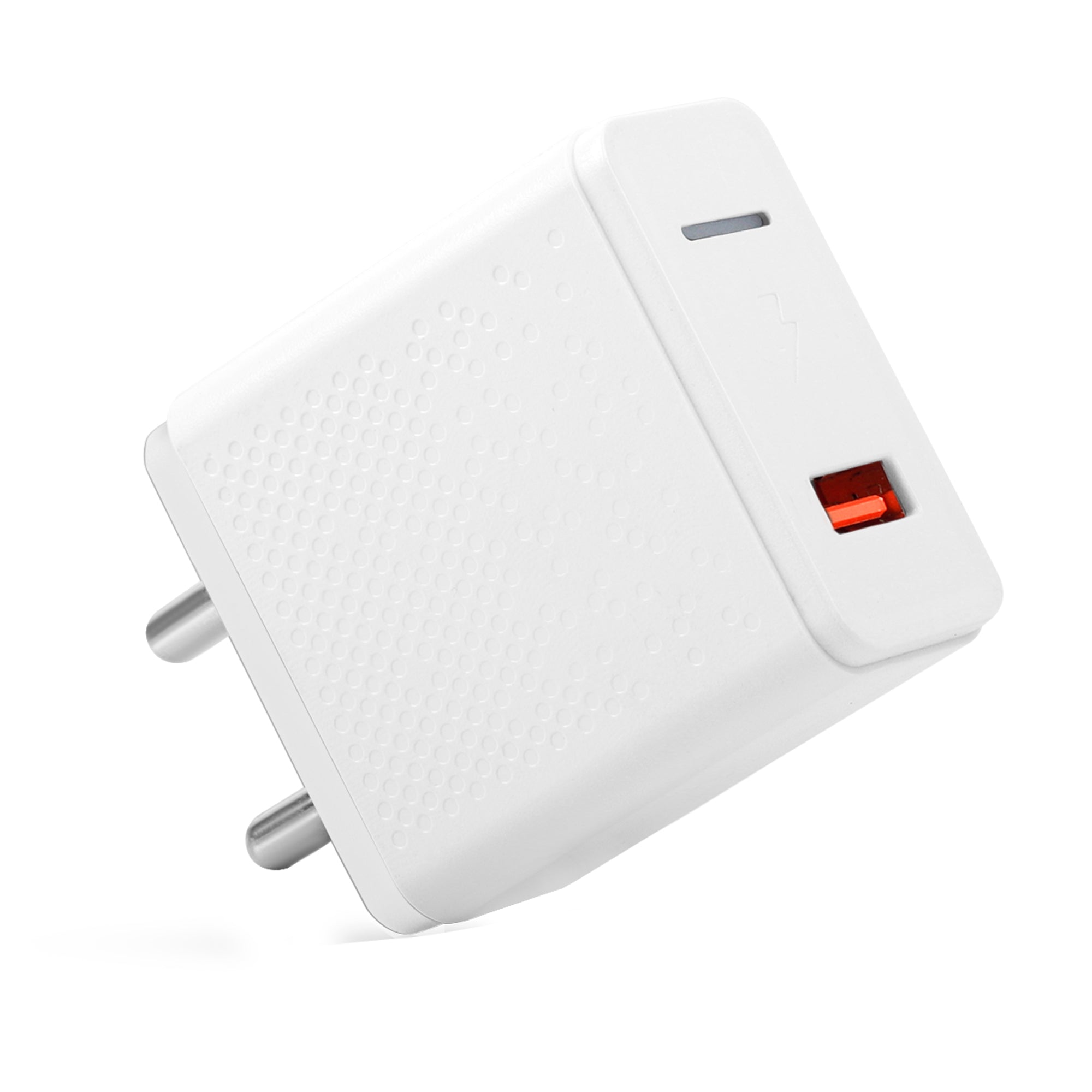 SOLO SMART MOBILE CHARGER (QC 3.0)(30W/6AMPS) WITH LIGHTNING CABLE  30W (WHITE)