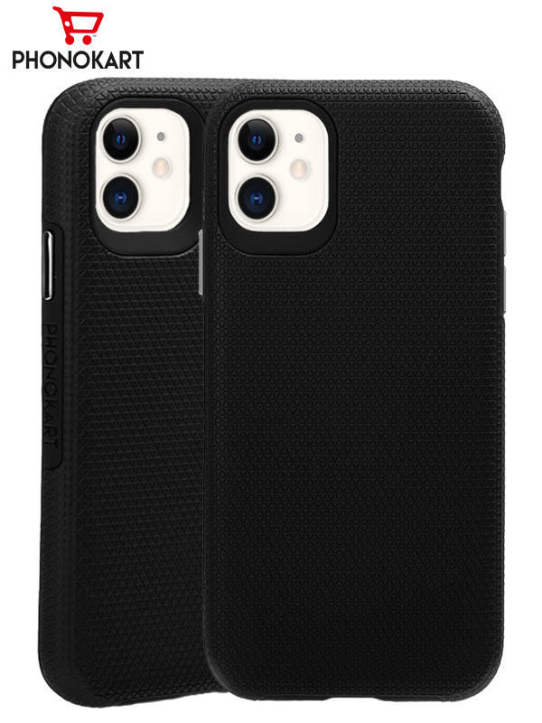 TOUGH BACK CASE FOR IPHONE 11 (Black/Dark Blue)