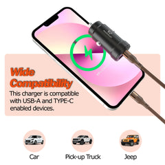 CRETA 2 48W CAR CHARGER (BLACK)