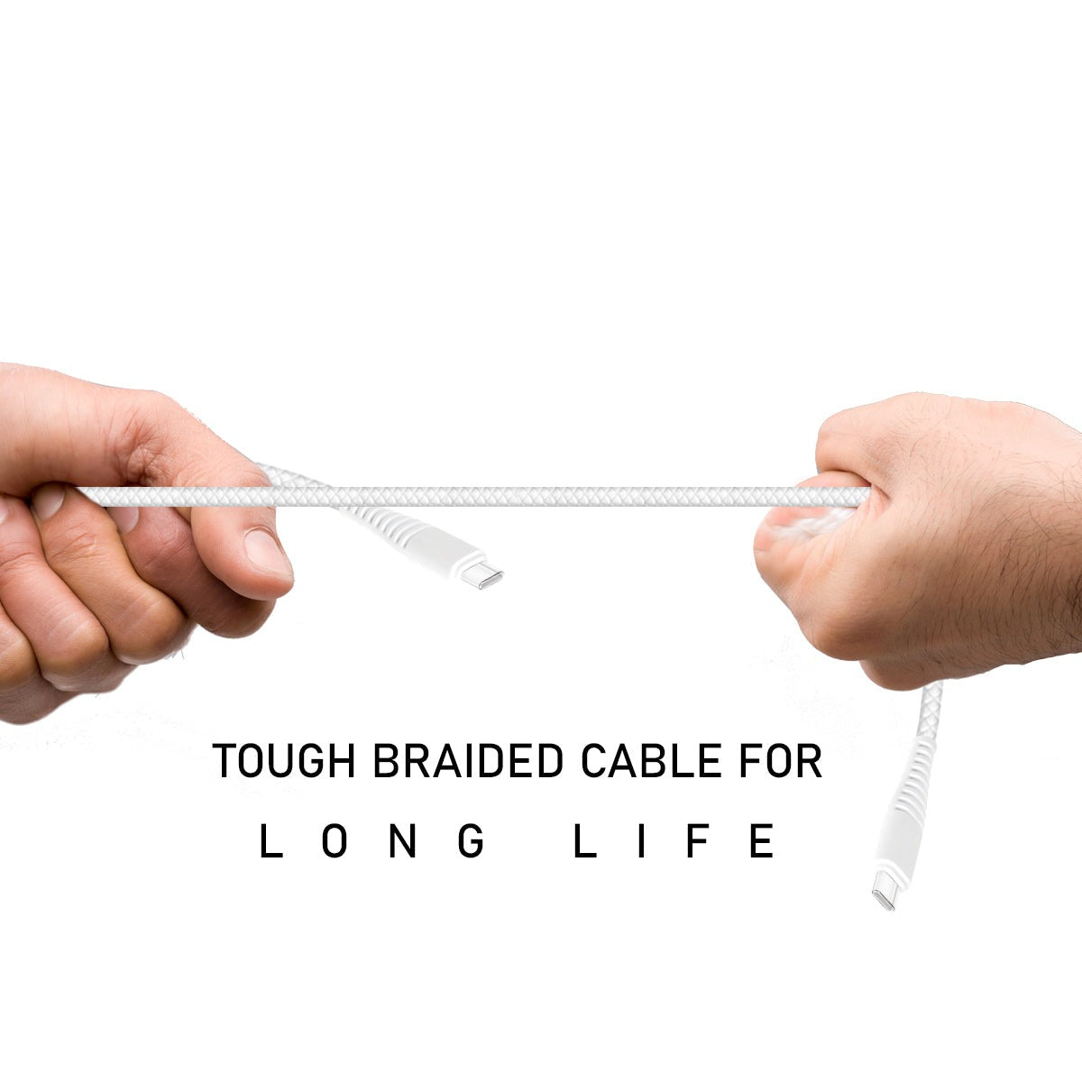 Type C To Type C Cable 1M   (Compatible with Smartphone) (WHITE)