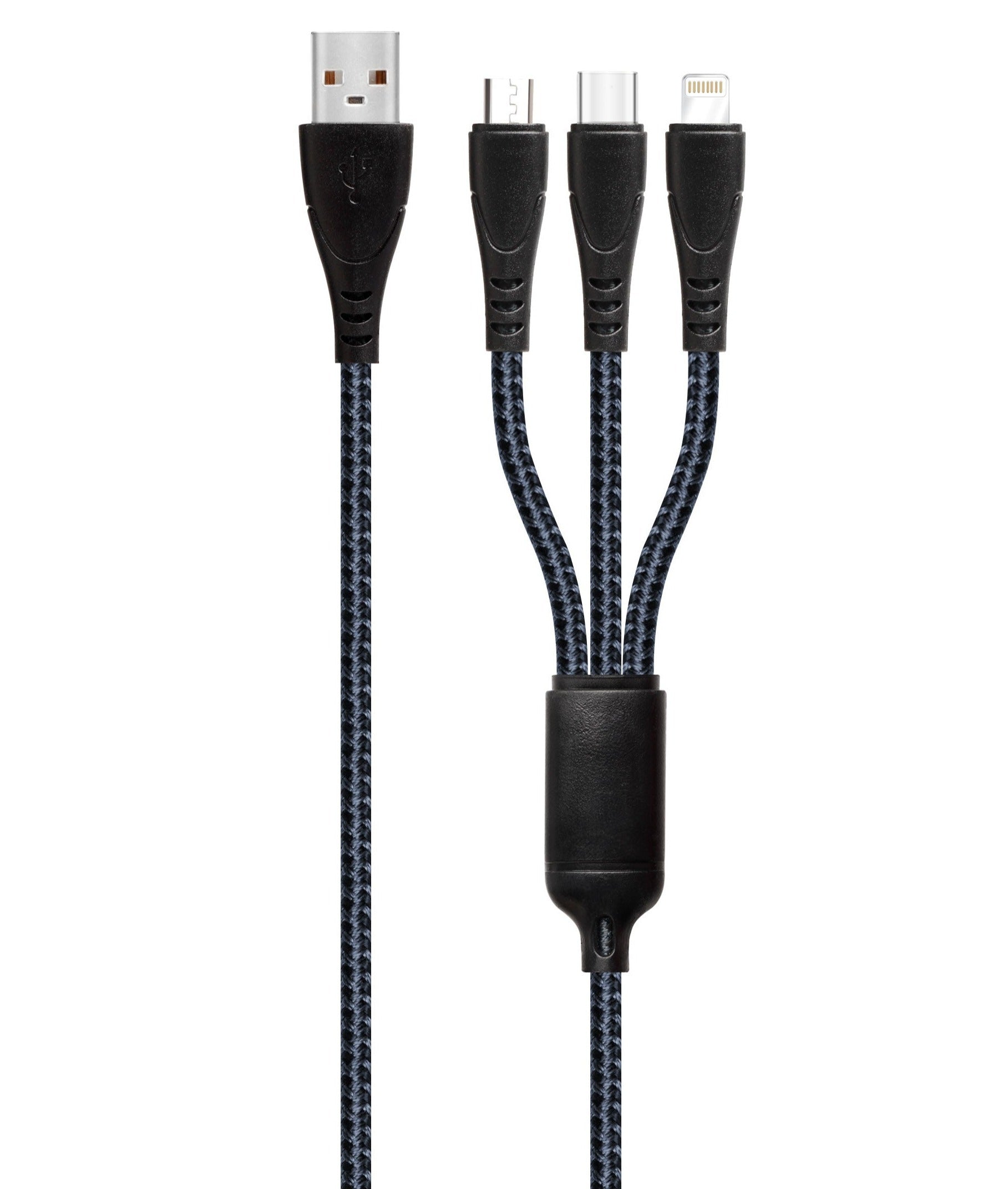 TRIPLET 3 IN 1 USB CABLE