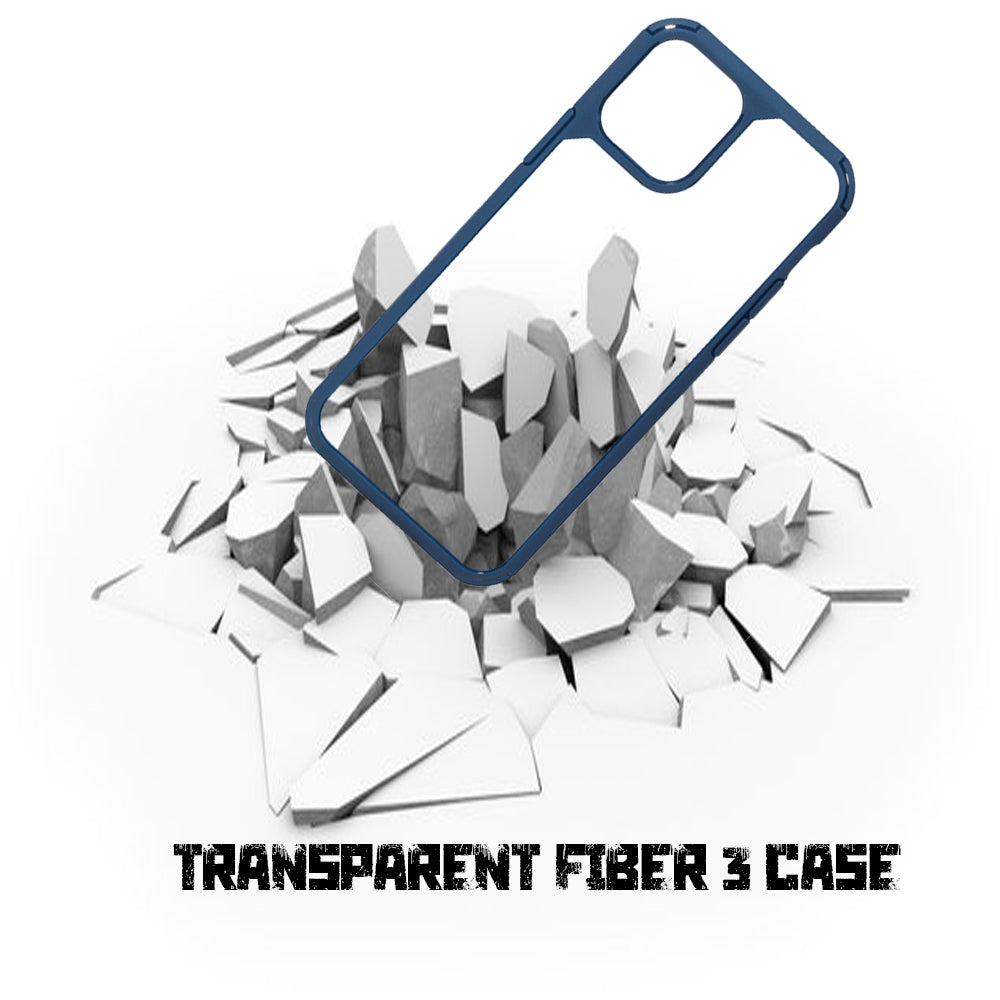 FIBRE 3 BACK CASE FOR IPHONE 13 MINI (Black/Dark Blue/Red/White)