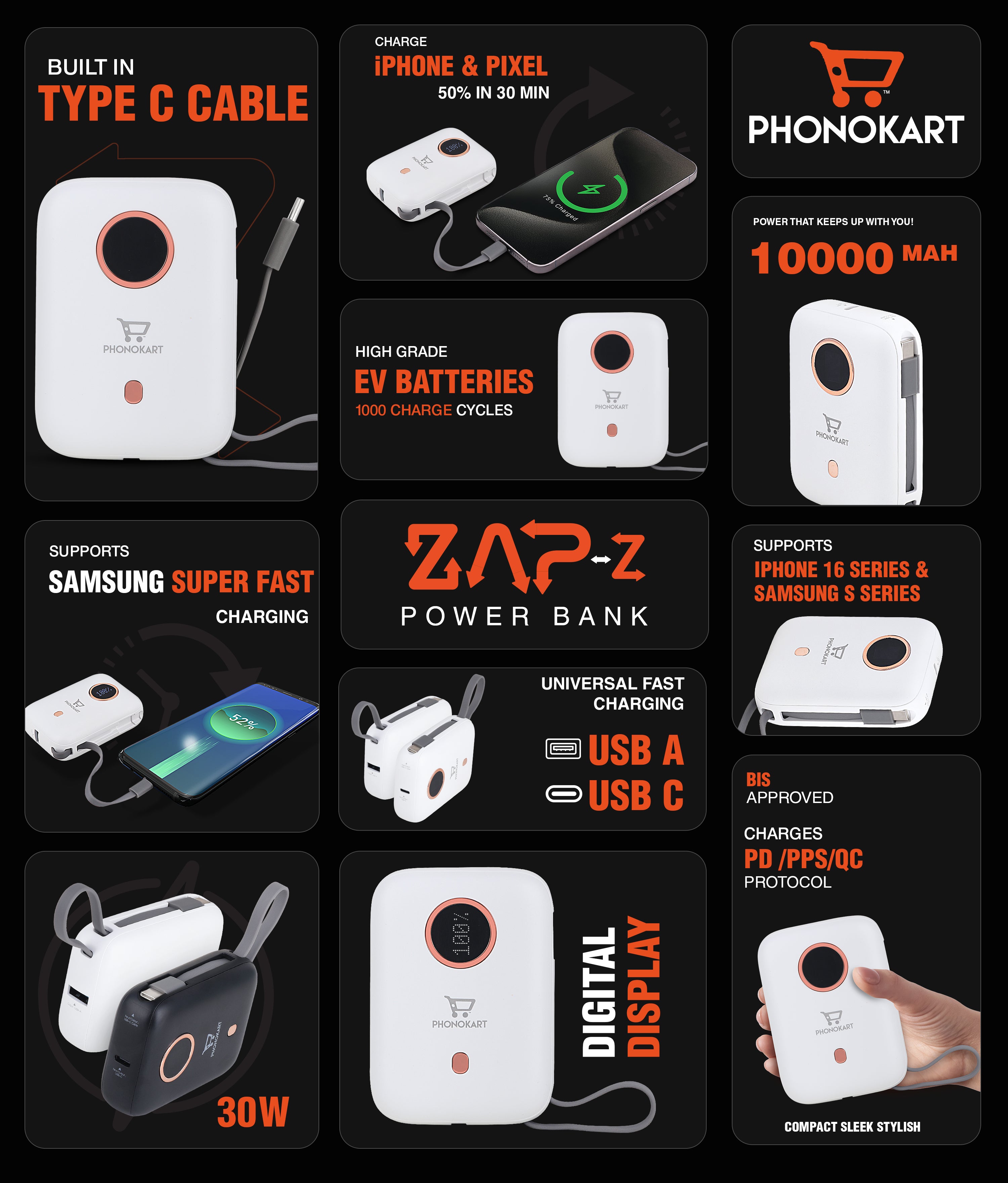 ZAP-2 10000 mAh power bank