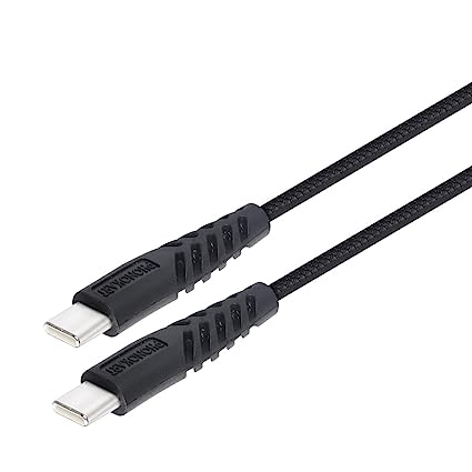 Type C Cable (2M) Fast Sync and Charging cable 45 Watts (Compatible with Mobile, Black, One Cable)(BLACK)