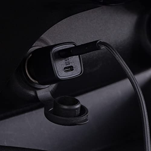 CAR CHARGER HARRIER DUAL PD (70W) (BLACK)