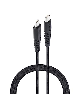 Type C Cable (2M) Fast Sync and Charging cable 45 Watts (Compatible with Mobile, Black, One Cable)(BLACK)