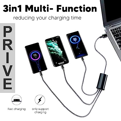 TRIPLET 3 IN 1 USB CABLE