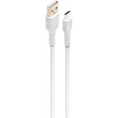 Type C Fast Sync and Charging cable 1.5 M USB Type C Cable  (Compatible with Mobile, White, One Cable)(White)