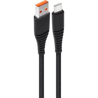 Type C Cable PKRPDTC-BLK 1 M USB Type C Cable  (Compatible with Smartphone) (Black)